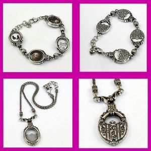 BRIGHTON Memory LanePHOTO FRAME NECKLACE &BRACELET